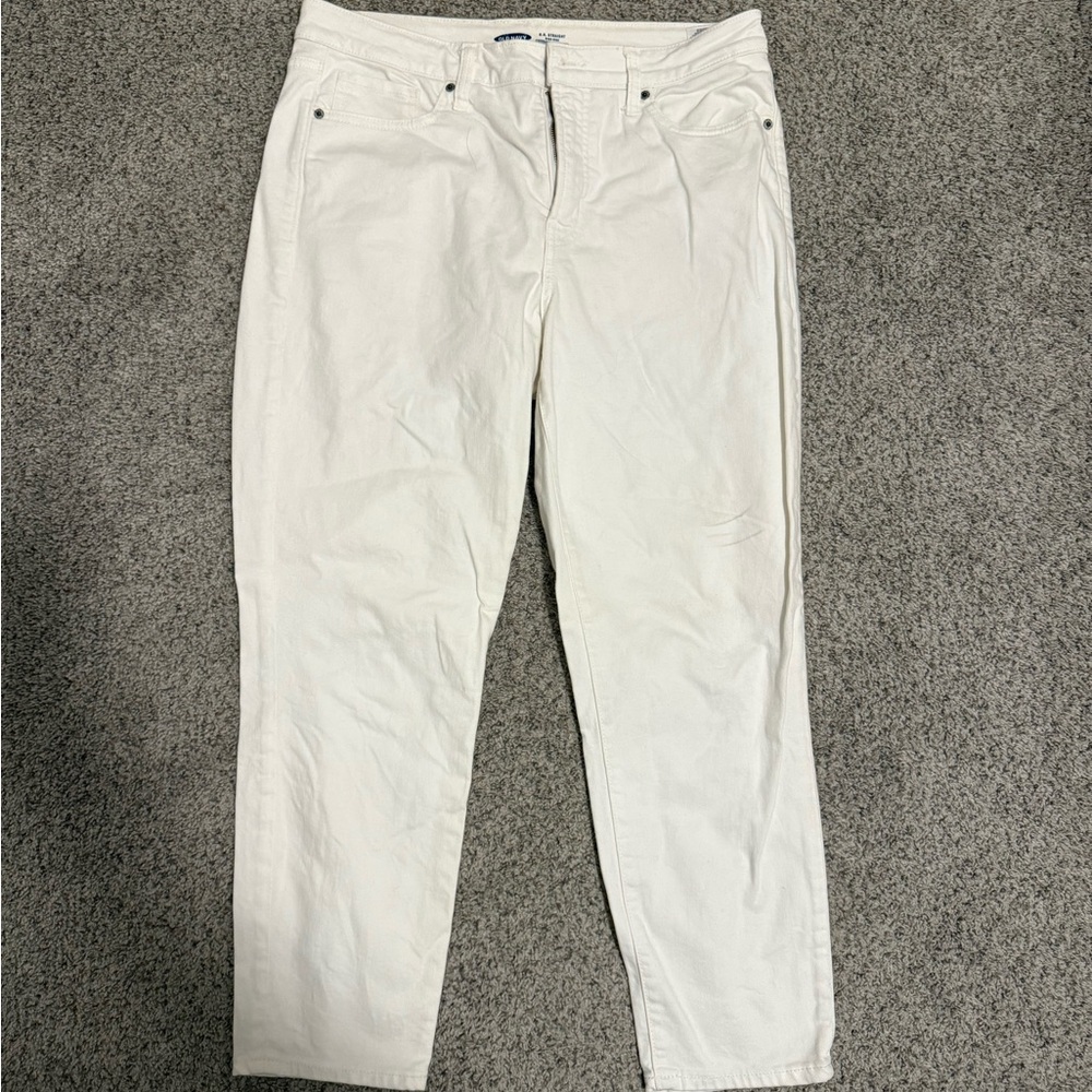 Old Navy White Denim Pants